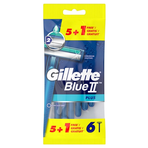 Disp. shaving blades GIllette Blue 2 Plus 5un+1un