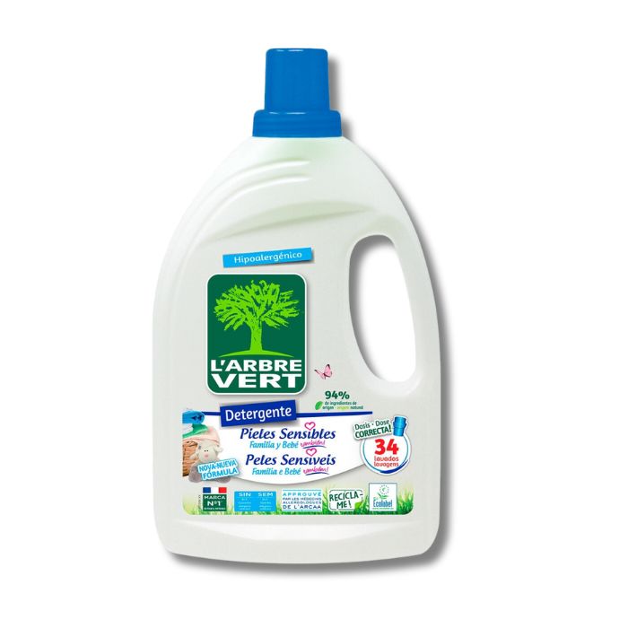 laundry det. for sensitive skin L'arbre Vert 1,53L