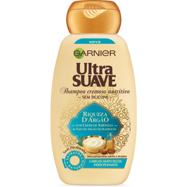 Shampoo Ultra Suave aragon 250ml