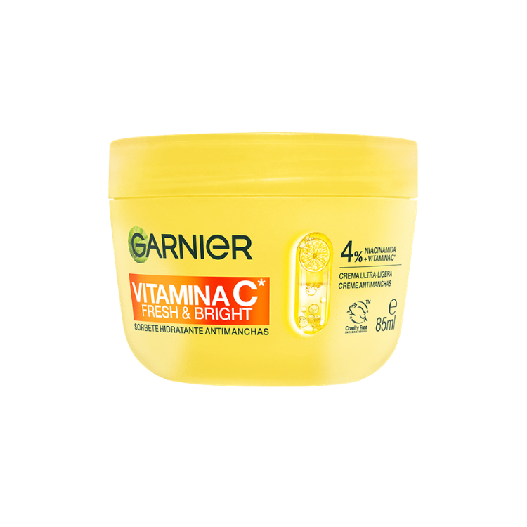 Garnier Vitamina C* Fresh&Bright Creme Hidratante Antimanchas 85ml