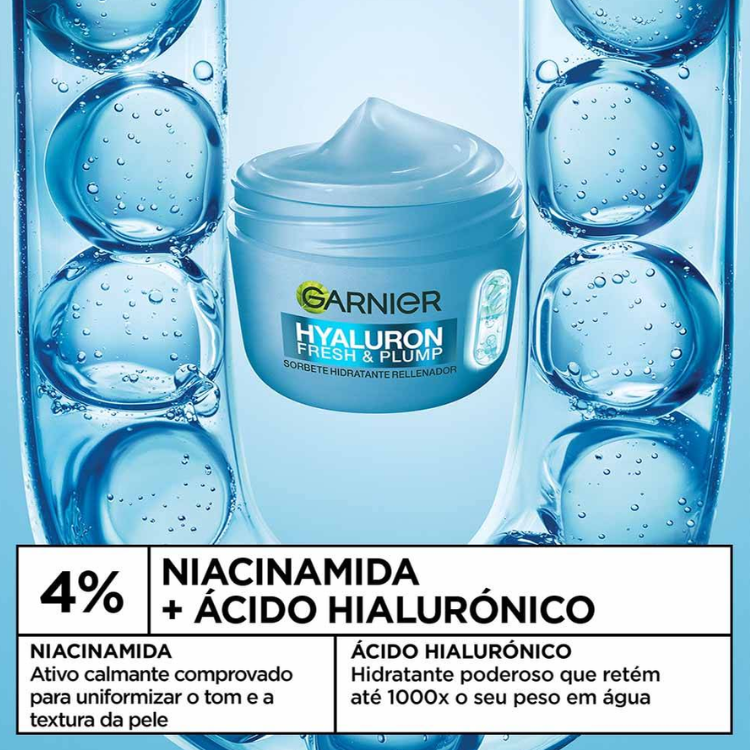 Garnier Hyaluron Fresh&Plump Creme Hidratante Preenchedor 85ml