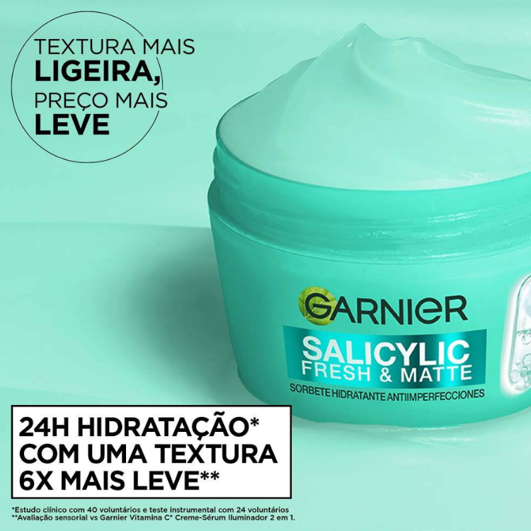 Garnier Salicylic Fresh&Matte creme Hidratante Antiimperfeções 85ml