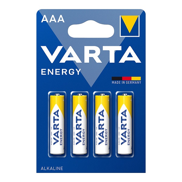 Pilhas LR03 AAA Varta 4un