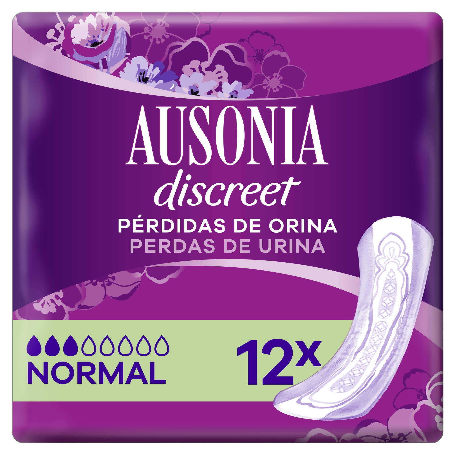 Sanitary towels Ausonia discret normal 12un