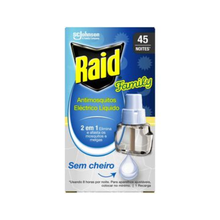 45-night refill for Raid Family 28ml diffuser