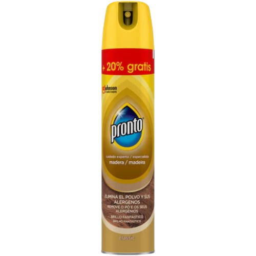 Spray limpa móveis Pronto Classico 300ml (+20%)