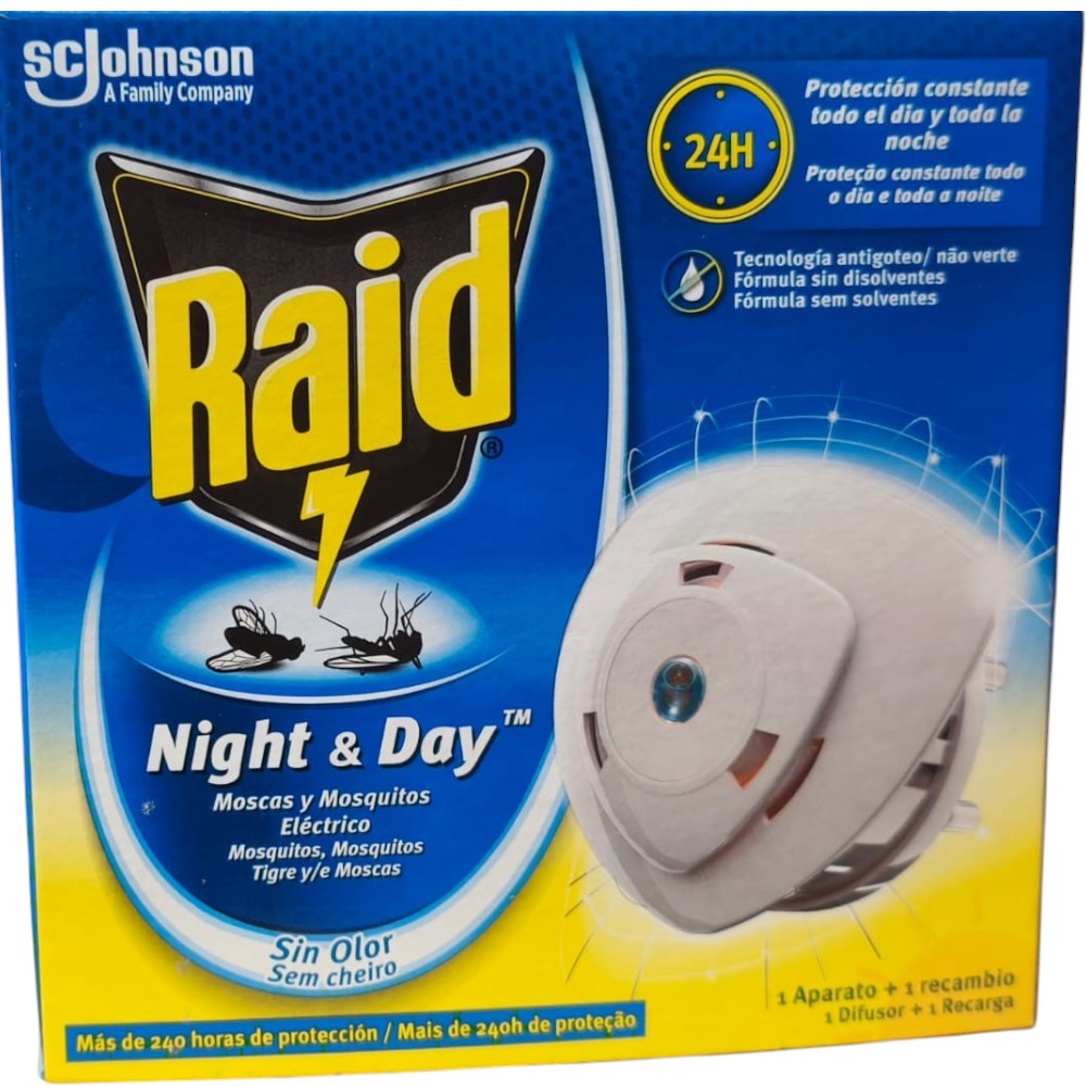 Raid Night & Day Diffuser Device + 1 rec 2.25g