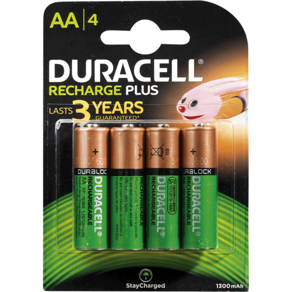 HR06 AA 4un Rechargeable DURACELL
