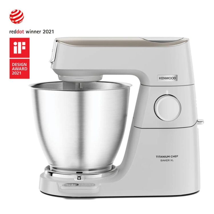 Robot de Cozinha Batedeira Kenwood Titanium Chef Baker XL KVL65.001WH
