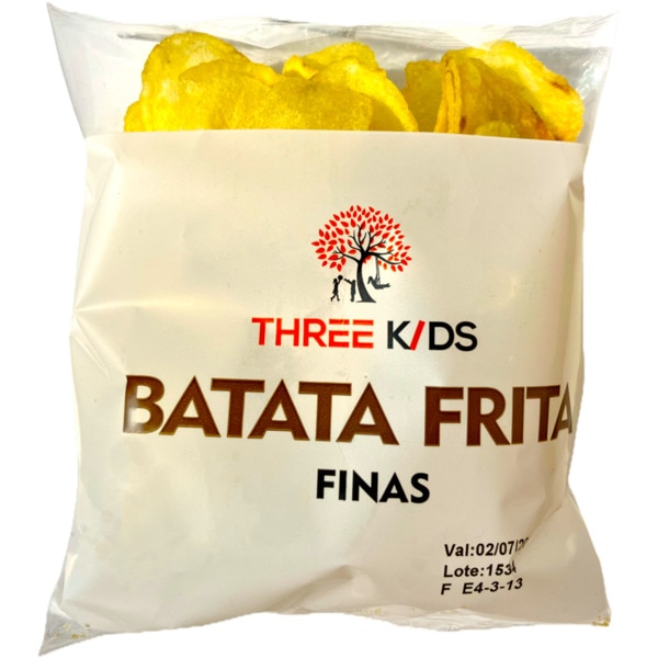 Batata Frita Rodela fina Three Kids 45g