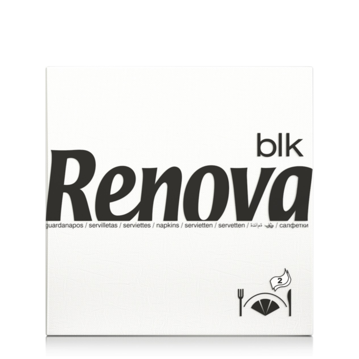 Napkins 33x33 2F Renova BLK 100 units