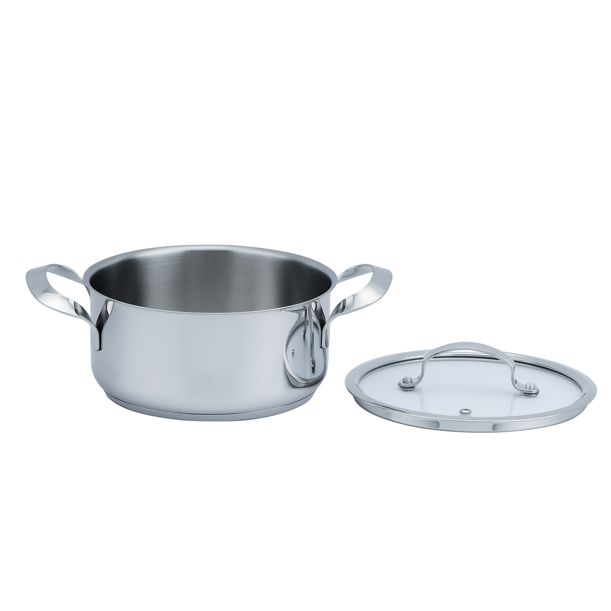 20cm diameter pan Haeger Inox Pot 20H - 20x9.5CM 1 unit