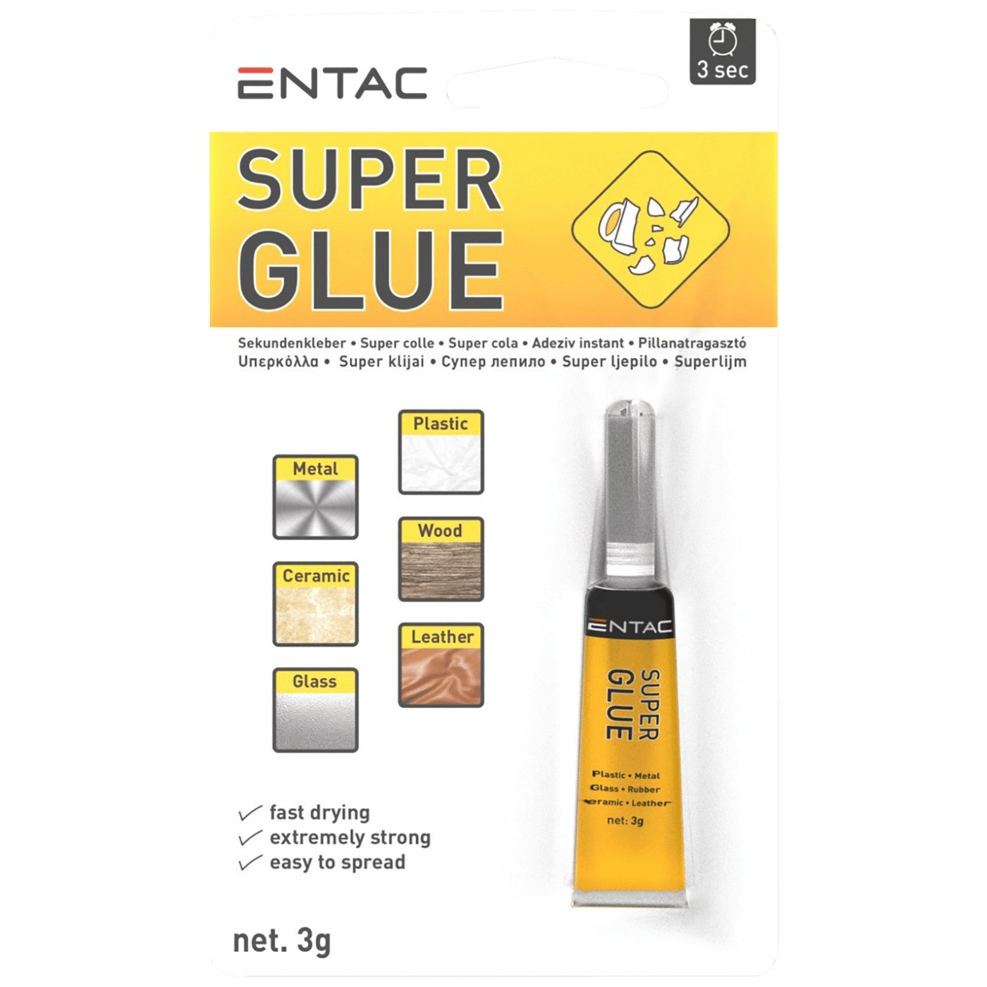 Super Glue Entac 3g