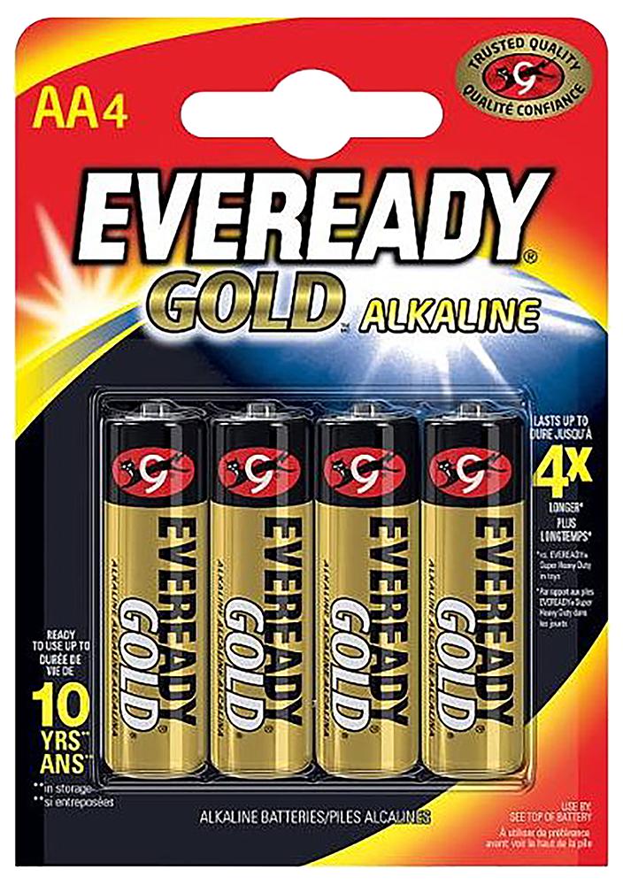 Pilhas Everyday LR06 AA Gold Alkanie 4un