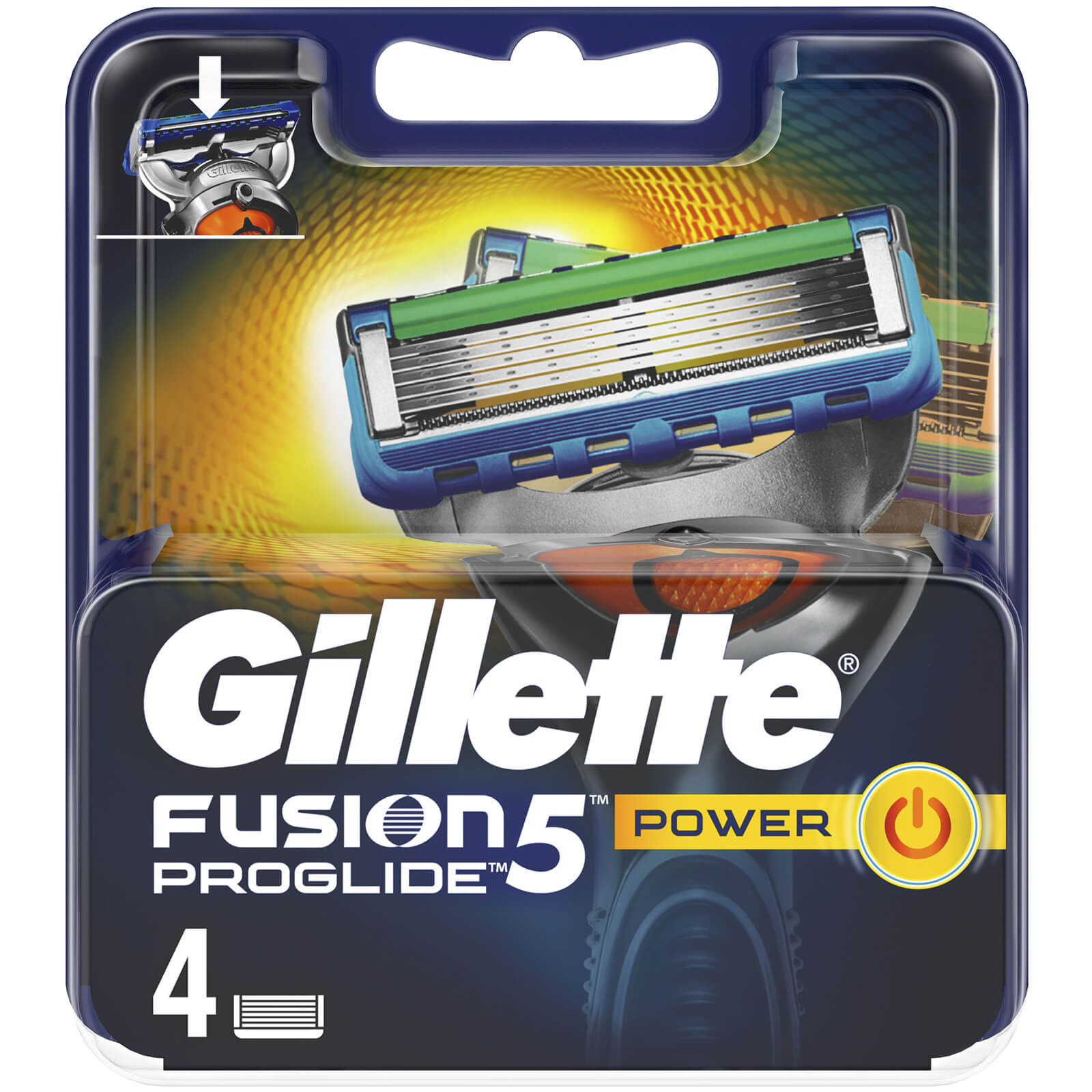 Gillette Fusion Proglide Power blade refil 3un