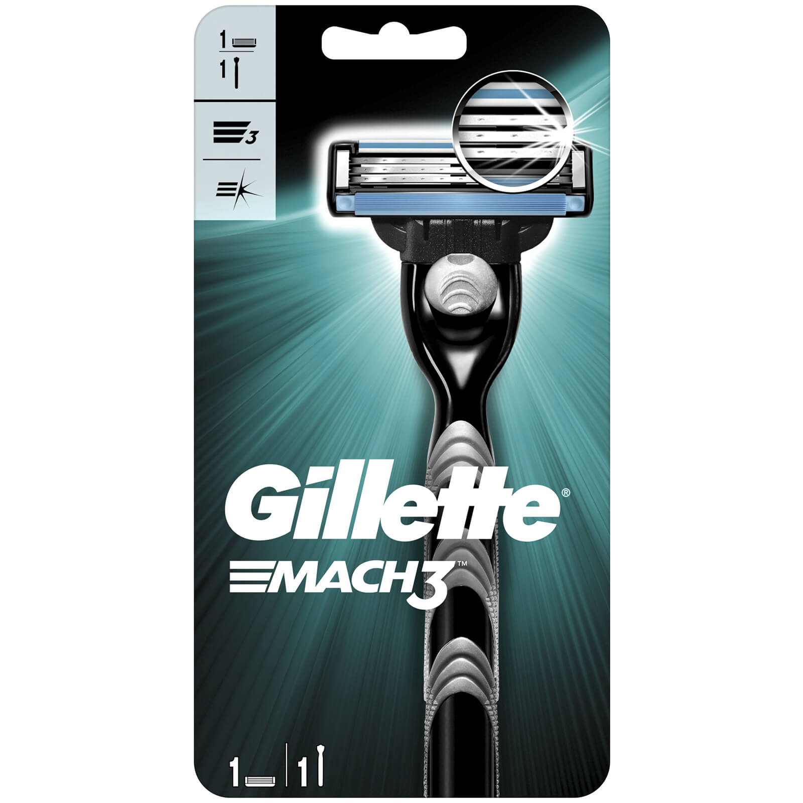 Shaving blade Gillette Mach3 1un