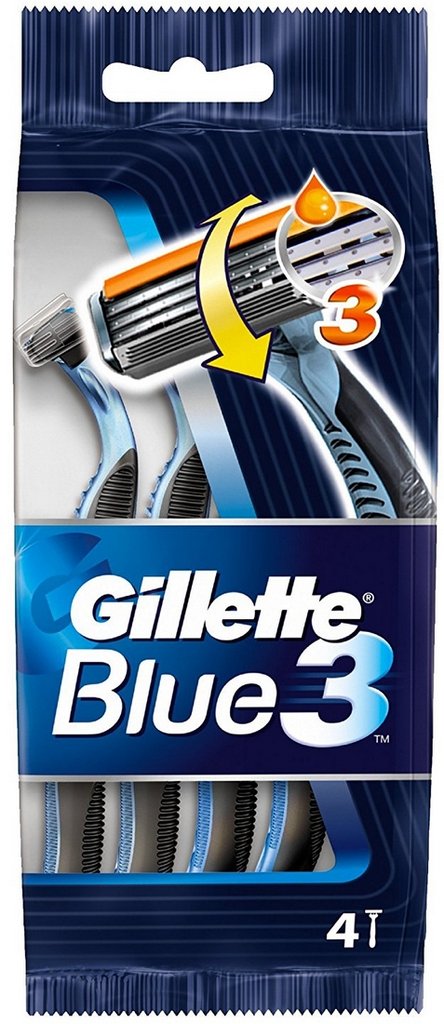 Disposable shaving blades GIllette Blue 3 3un