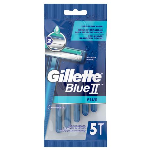 Lâminas descartáveis GIllette Blue 2 Plus 5un