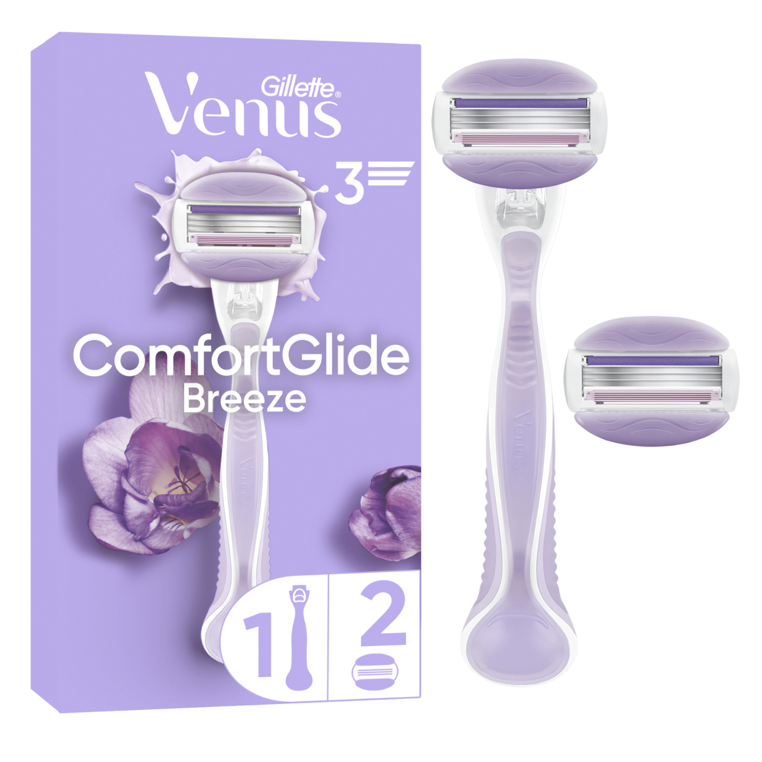 Shaving blade Gillette Venus Breeze 1un + 2ref