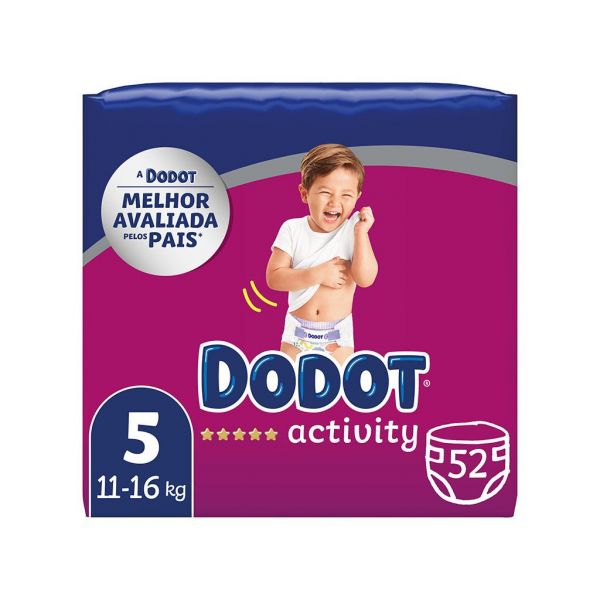 Dodot Activity diapers S.5 11-16kg 52un