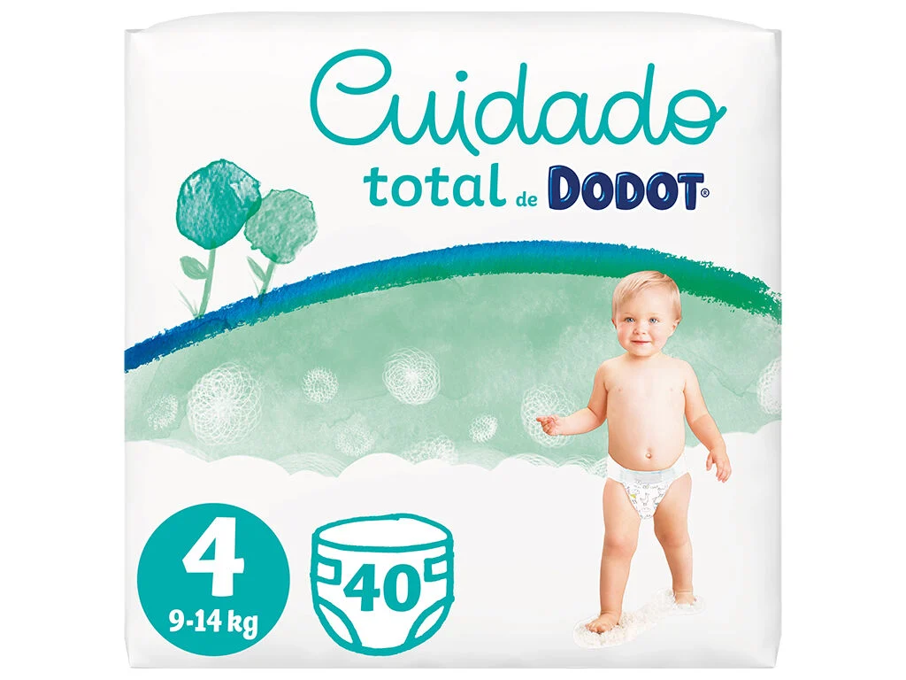 Dodot Cuidado Total t.4 9-14kg 40un