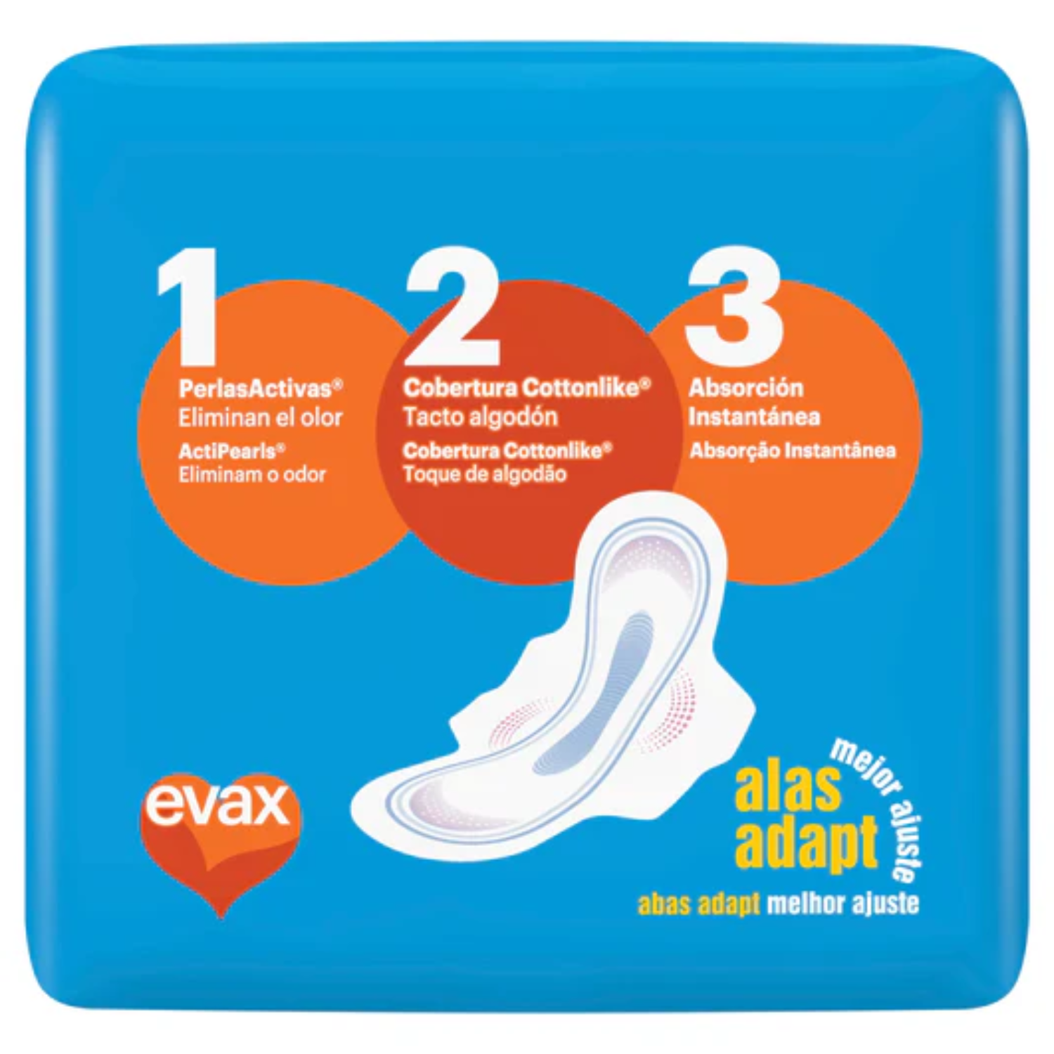 Evax Cottonlike Super Wings Sanitary Pads 14 units