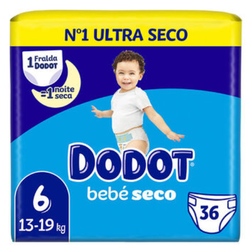 Dodot Diapers S.6 13-19Kg 36un