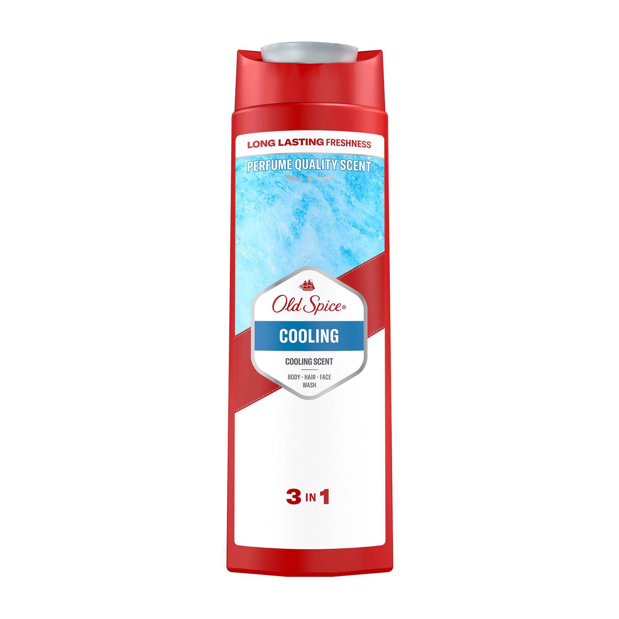 Old Spice Cooling Scent 3in1 Shower Gel + Shampoo + Face Wash 400ml