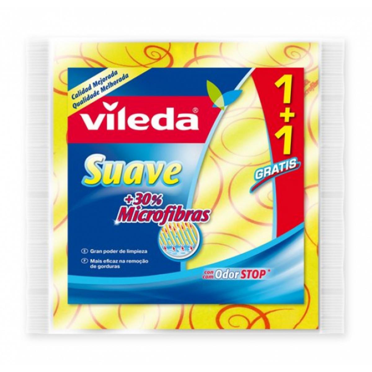 Softh cloths +39%microfibres 1un+1free Vileda