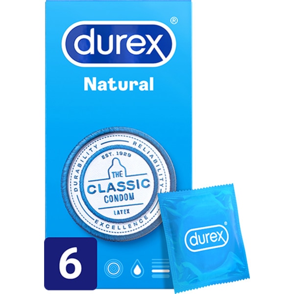 Durex Natural condoms 6un