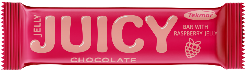 tekmar Juicy raspberry chocolate bar 40g