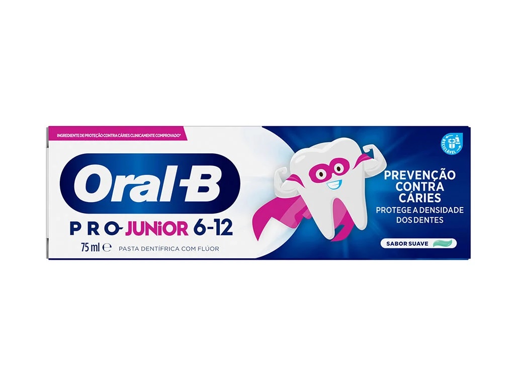 Pasta dentrífica Oral-B infantil Junior 75ml