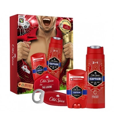 Old Spice Captain Deo. Stick + Shower Gel/Shampoo