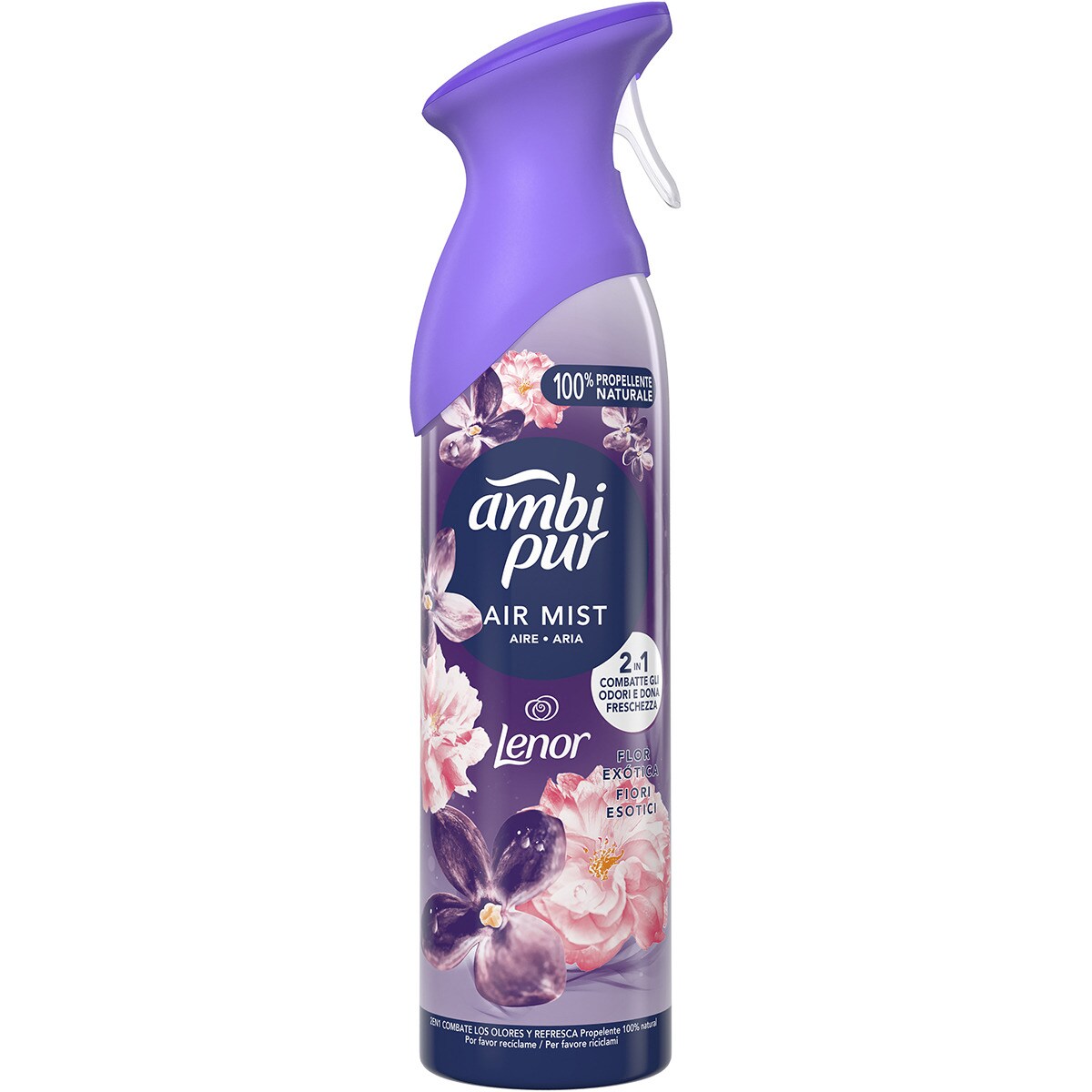 Ambientador aerossol Ambipur Exotic Bloom 185ml