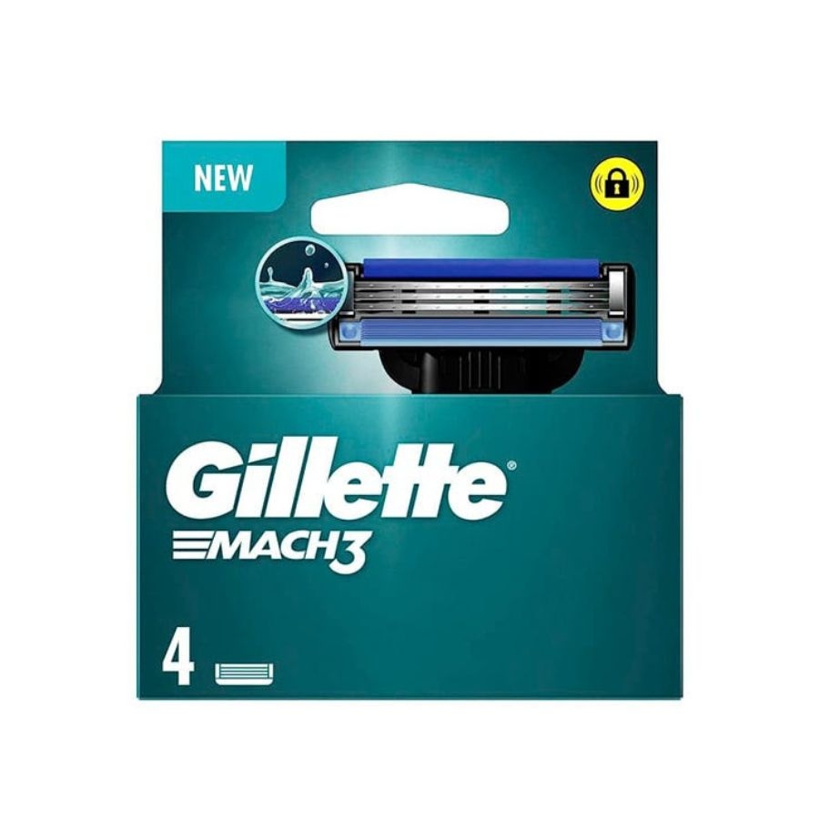 Gillette Mach3 blade refil 4un