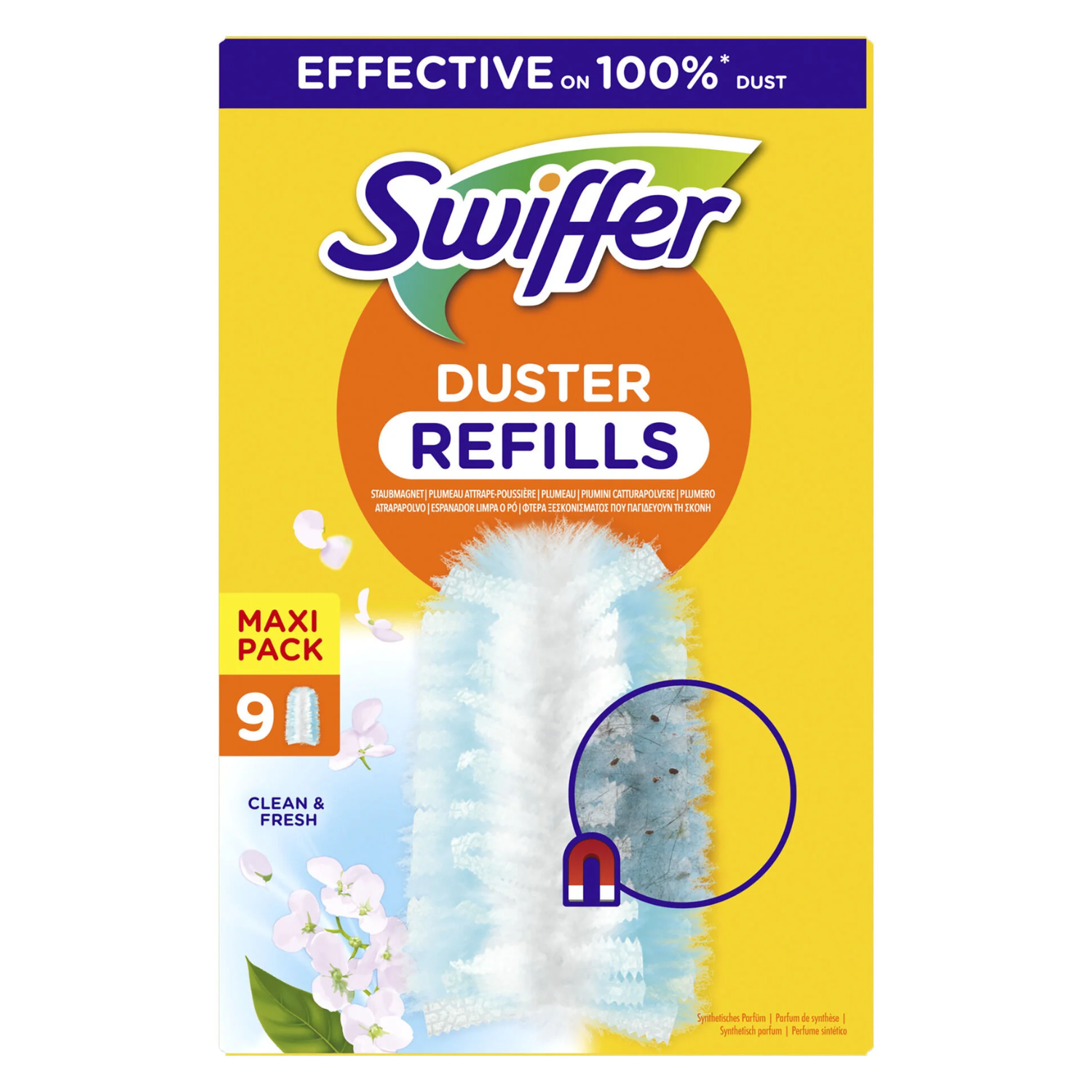 Recargas para espanador Swiffer Duster Clean & Fresh 9un