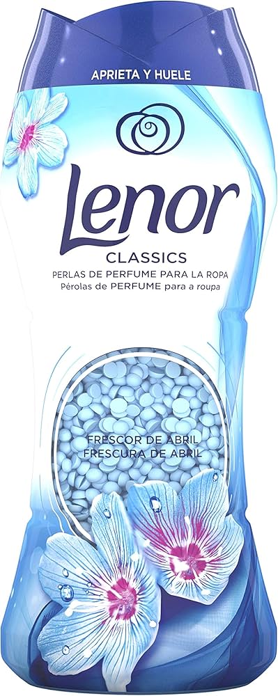Pérolas para máquina de roupa Lenor Frescura de Abril 195g