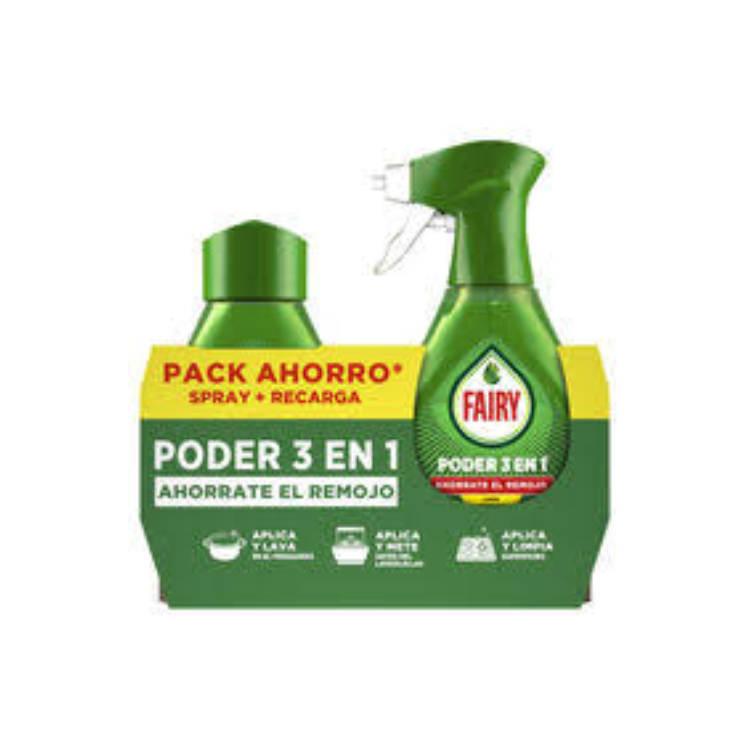 Fairy Lemon Hand Dishwashing Detergent Spray 500+500ml