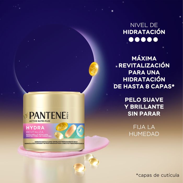 Máscara para cabelo Pantene Hydra Revitaliza 300ml