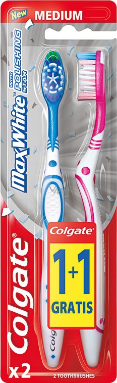 Toothbrush Colgate Max White 1un+1free