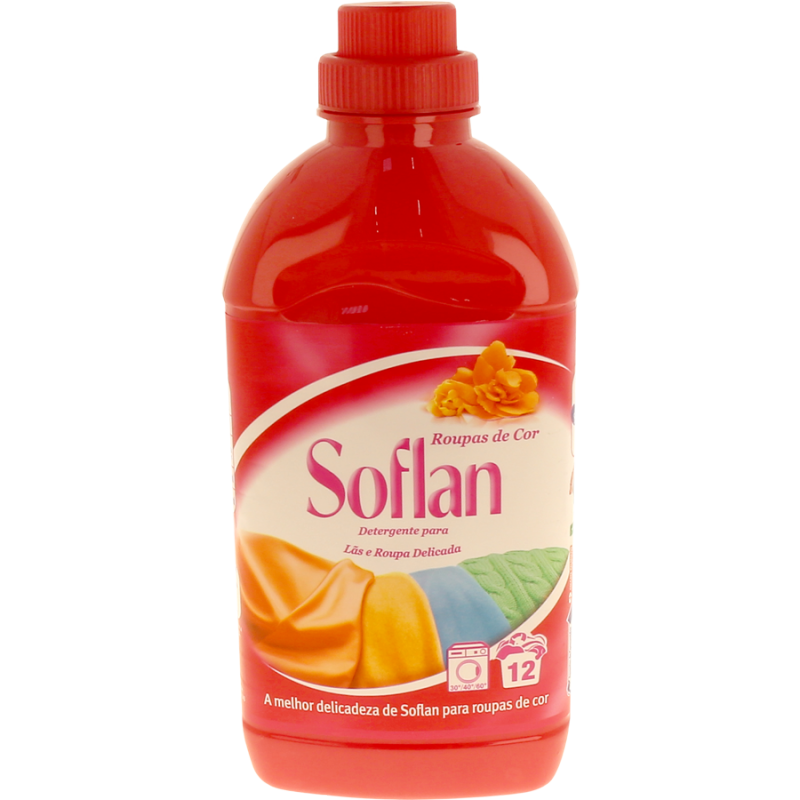 Coloful Laundry detergent Soflan 750ml