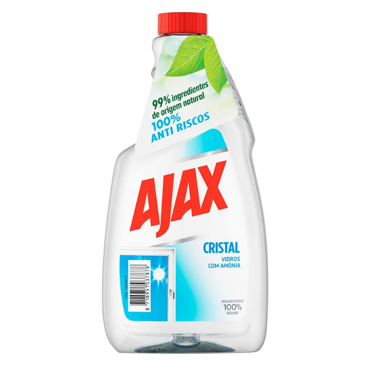 Recarga para limpa vidros AJAX cristal 500ml