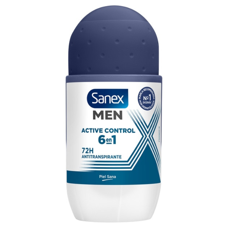 Sanex MEN Roll On Deodorant Acive Control 6in1 72h 50ml